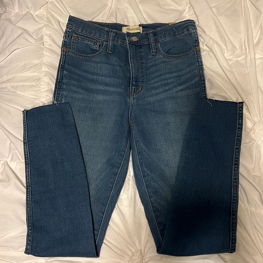 Madewell Roadtripper Raw hem jeans 28” W